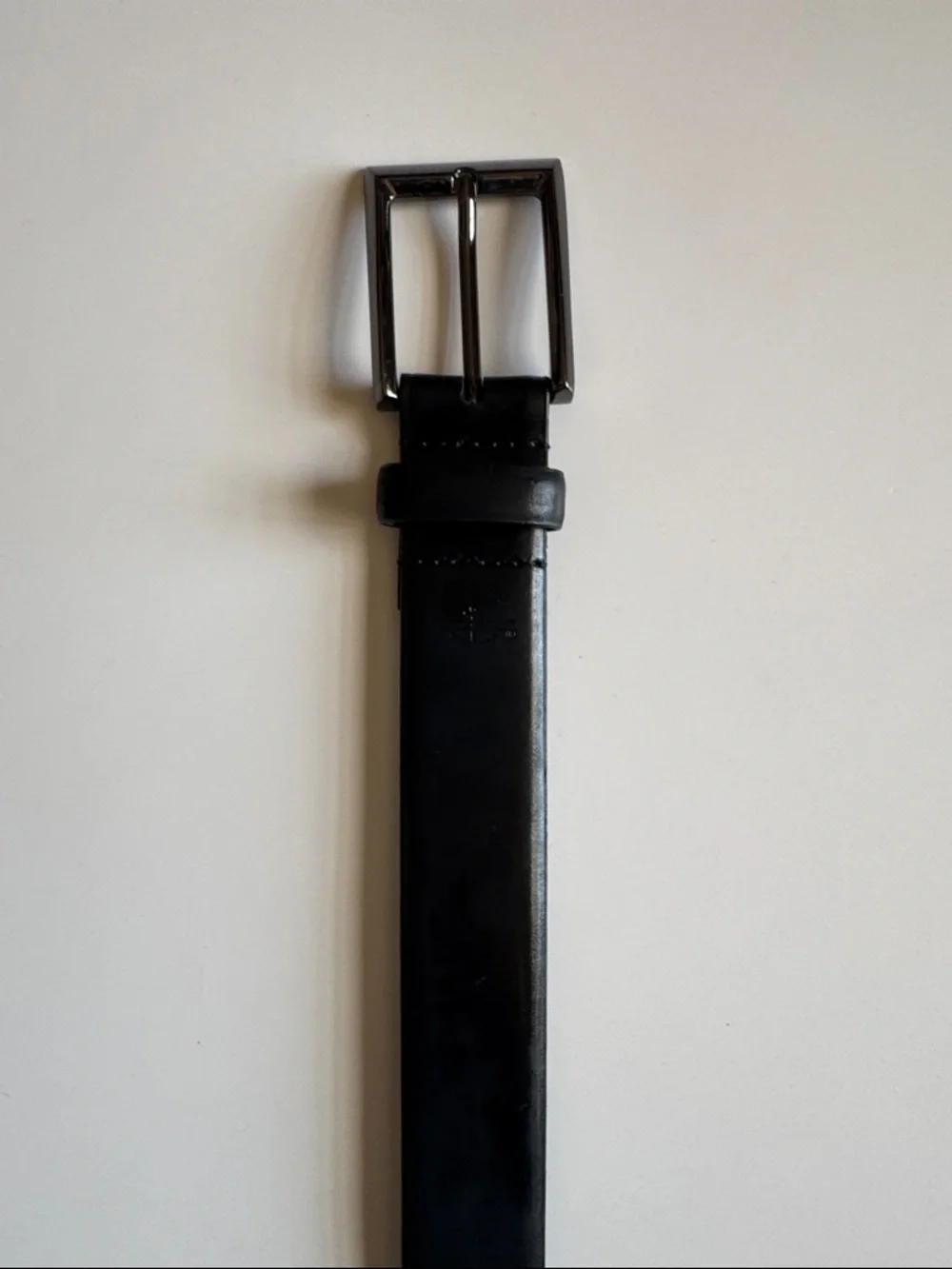 Dockers sz46 black leather classic belt